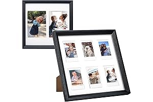 CAIYOULE Wooden Picture Frame for Fujifilm Instax Mini2x3 or 4X6 Photos