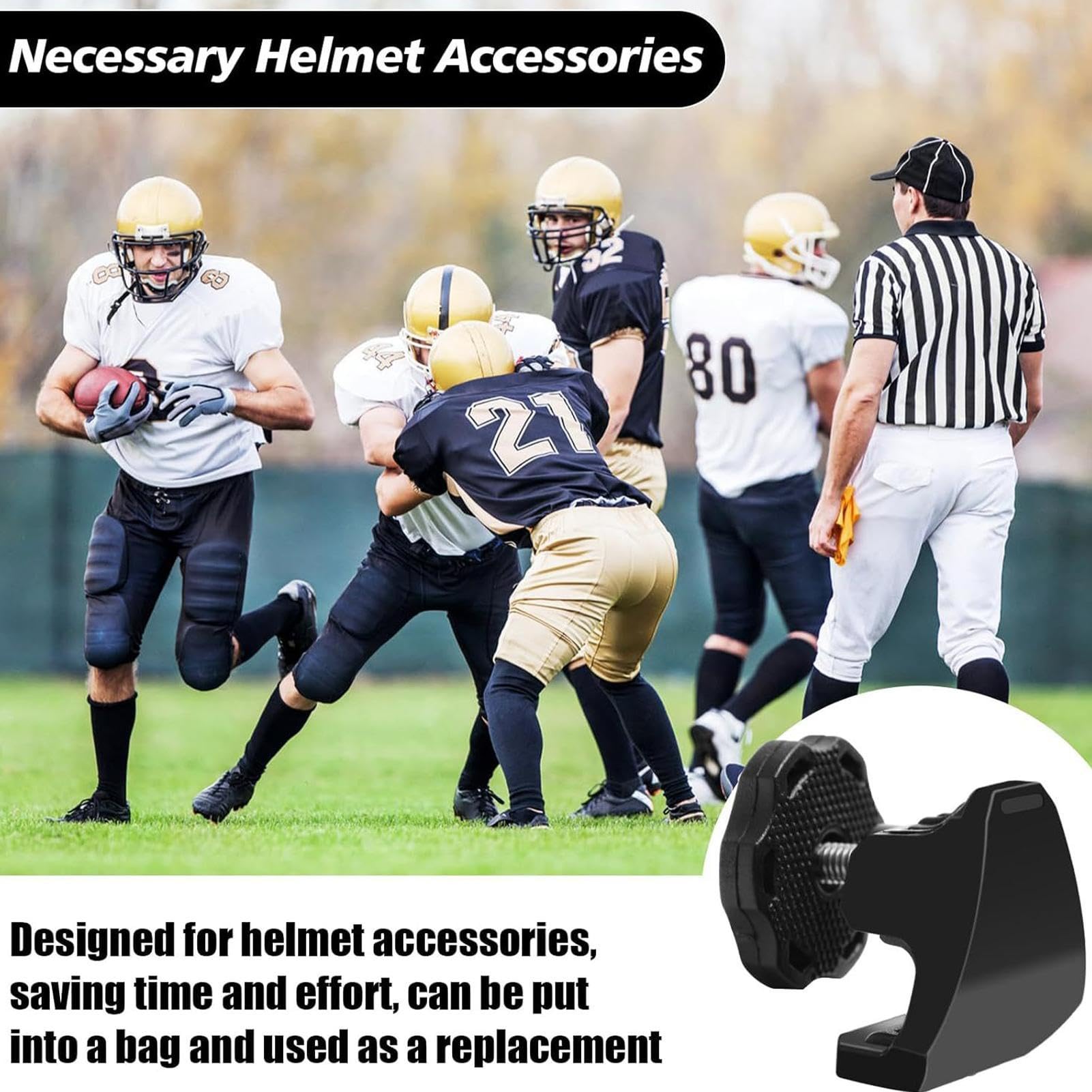Amazon | yanzisura ヘルメットバイザークリップ、サッカー用バイザー