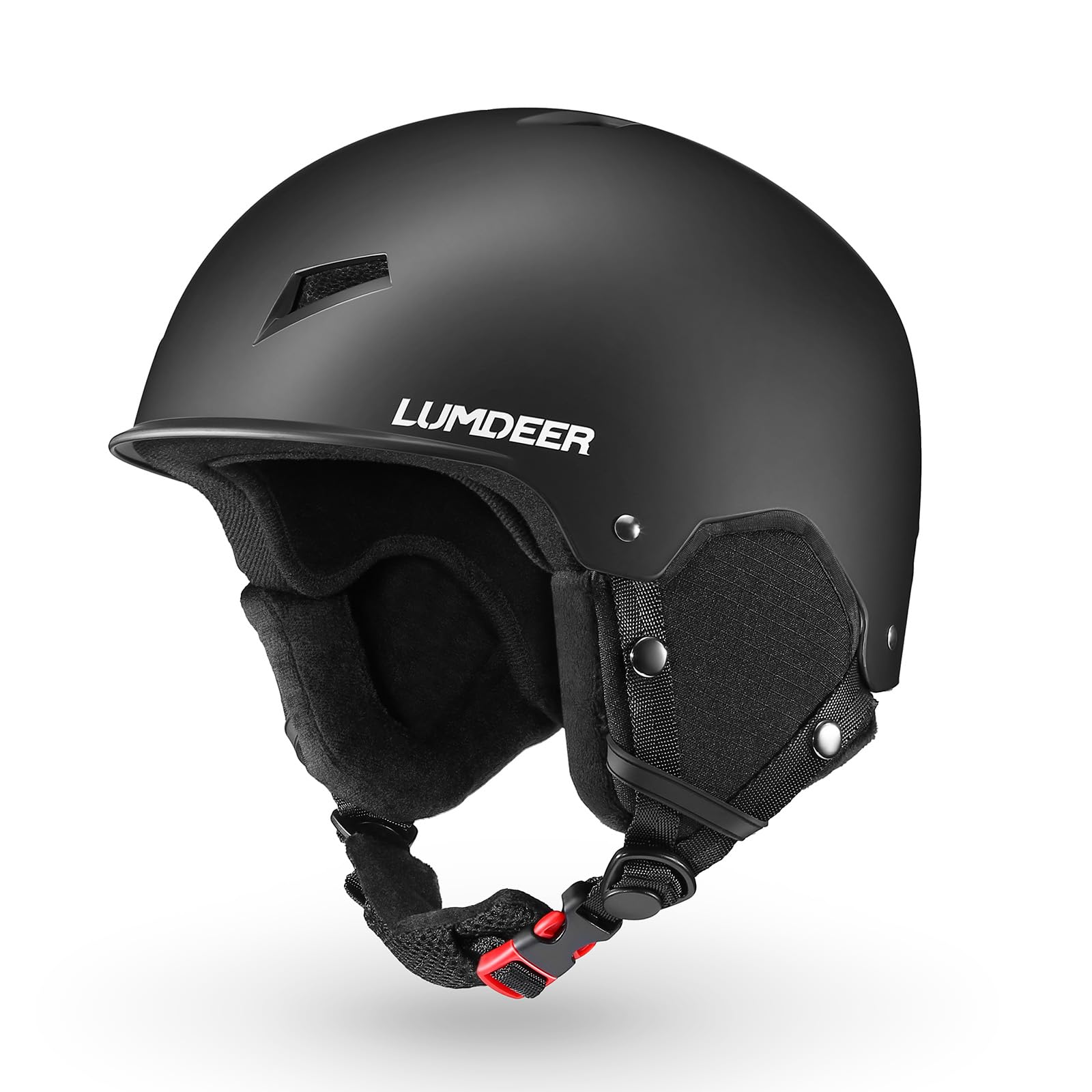 LUMDEER Leichter und Sicherer Skihelm mit Visier für Herren und Damen Ski Helm UV 400 Schutz Snowboardhelm mit Brille für Klare Licht Skihelme Aircon Belüftungssystem