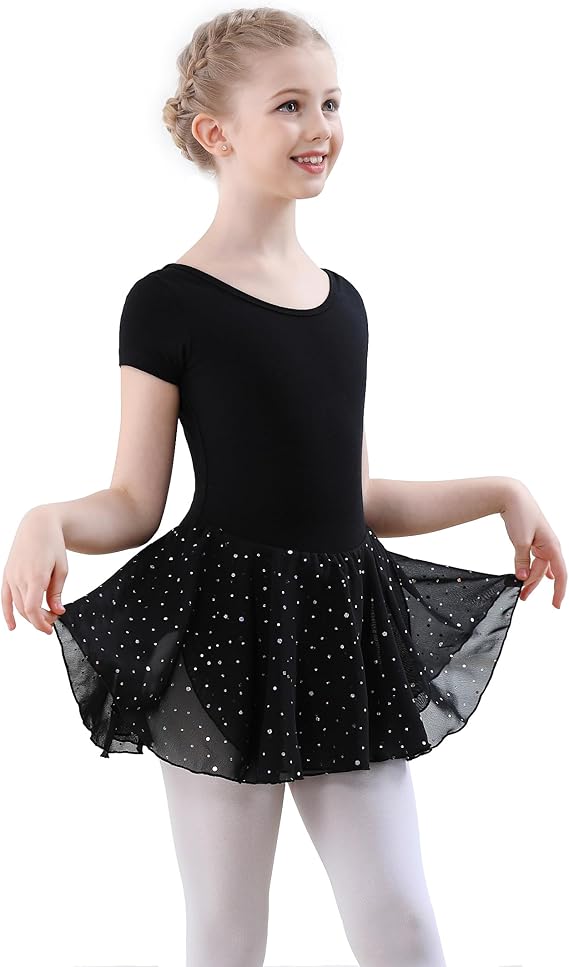 Body Danza Bambina Vesto Da Balletto Per Bambina Con Paillettes Lucide Body Ginnastica Artistica Bambina - Foto 7