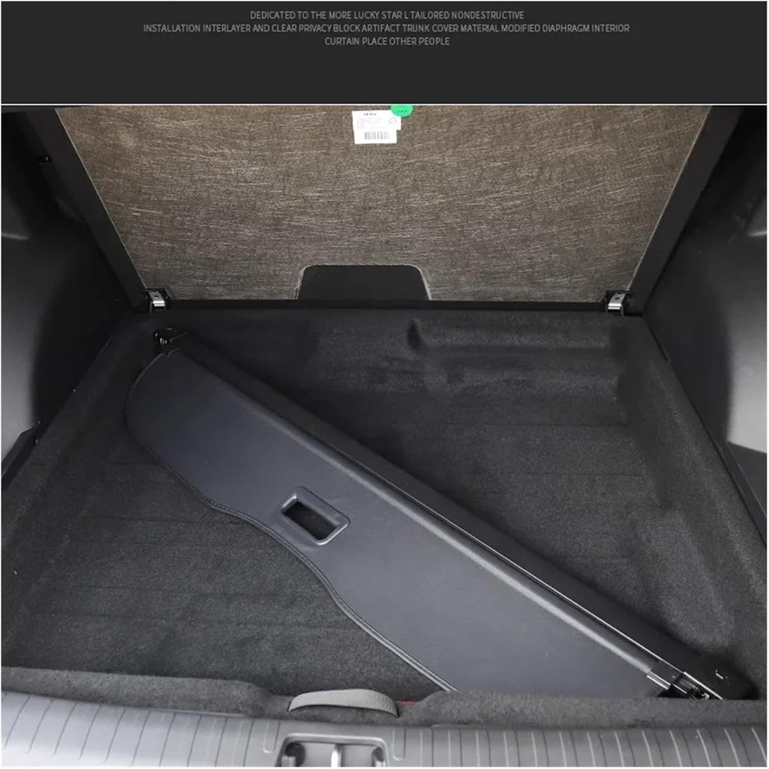 Car Trunk Curtain Compatible with Nissan X-Trail Rogue T33 e-Power 2022~2025 Car Anti-Scratch Luggage Cargo Pad Partition Covers Accessories | Leather
