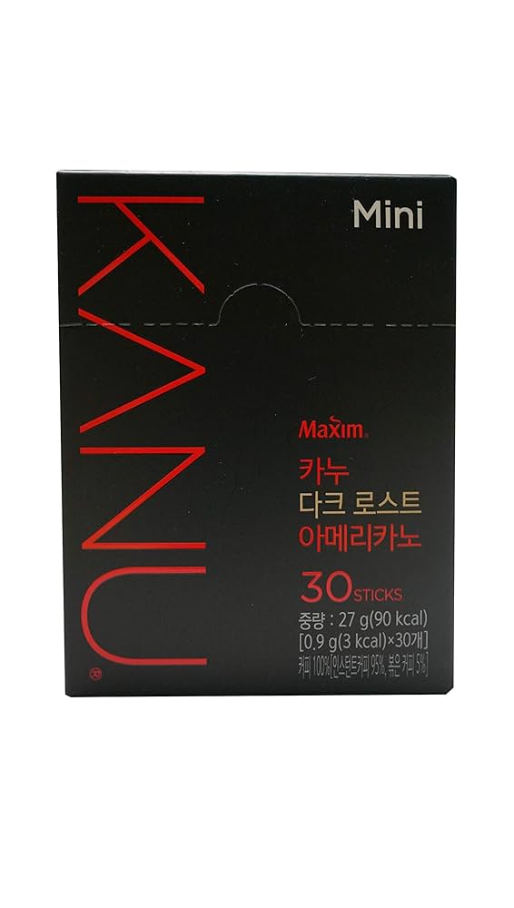 【新品】KANU ダークローストアメリカーノ MINI 150スティック 東西]KANU(カヌ)ミニ マイルドロースト アメリカーノ/0.9g×30包