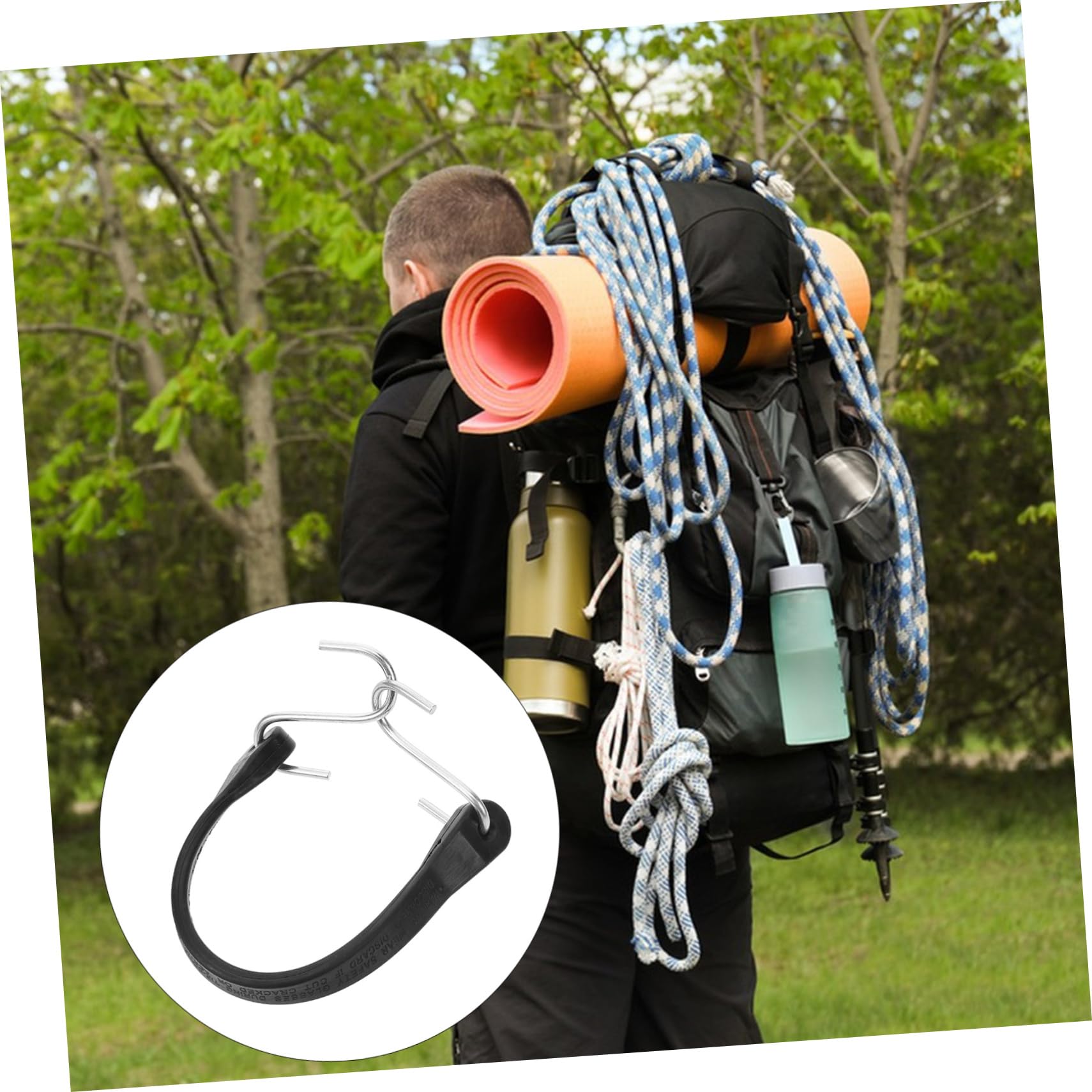 10piezas Goma Correas de Conexión para Equipaje Correas Elásticas para Maletas Accesorios de Viaje para Viajar y Organizar Equipaje