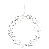 EGLO LED corona luminosa, luce da finestra natalizia in filo e plastica