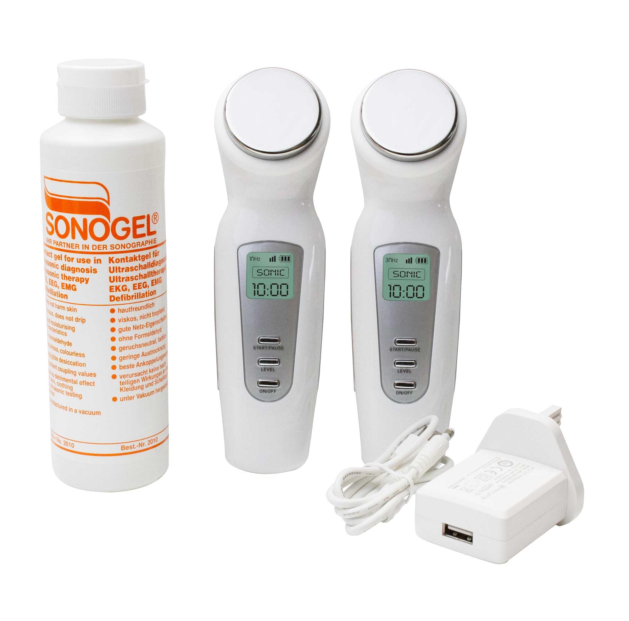 Máquina ultrasónica recargable de doble frecuencia para el hogar, terapéutica, portátil, ultrasónica TP-TENS