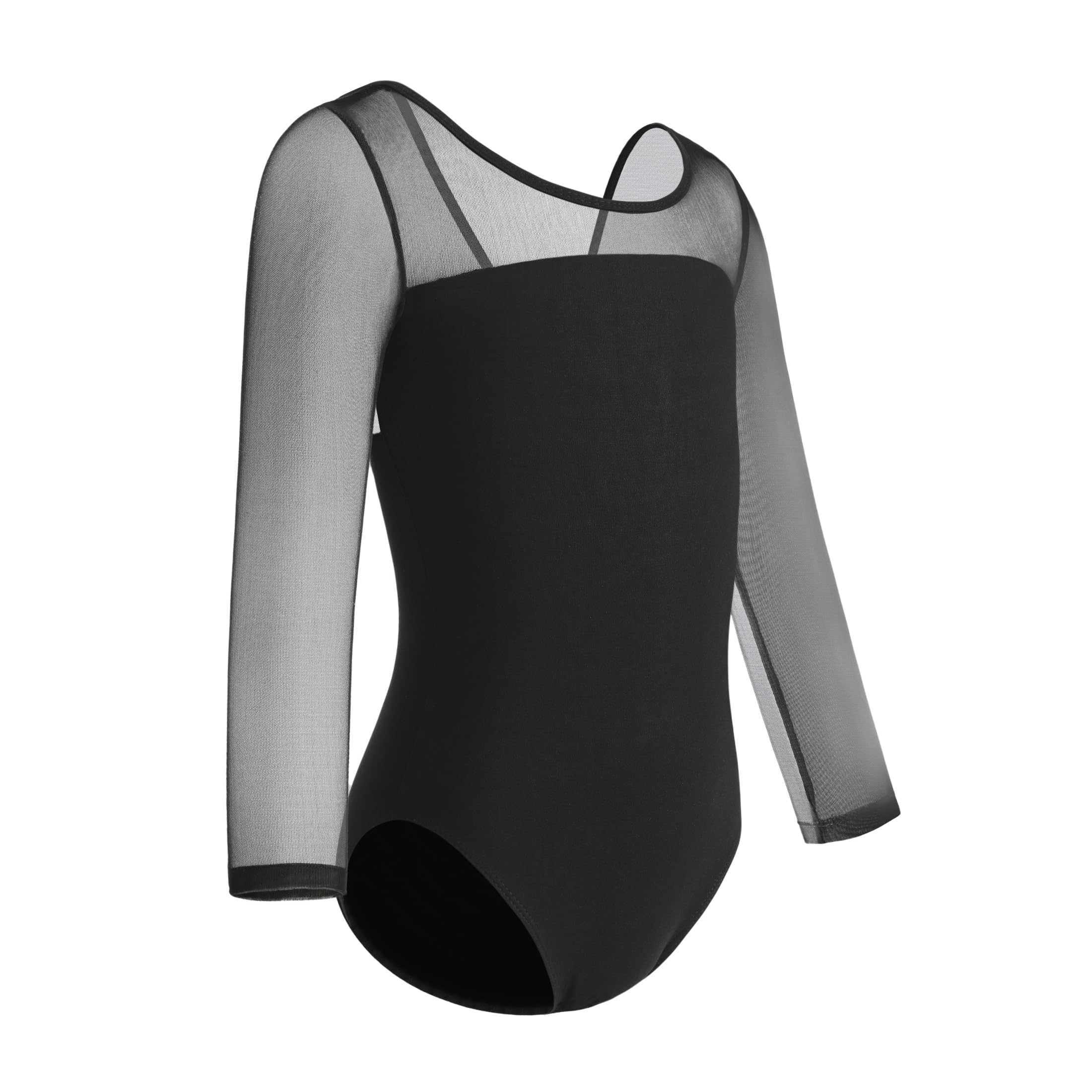 Maillot Ballet Niña Manga Larga 3/4 Danza Bailarina Gimnasia