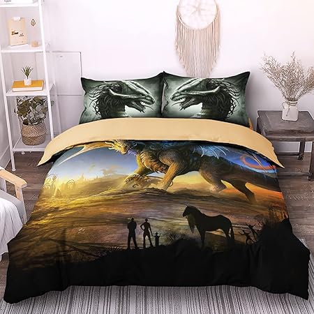 kids dragon bedding