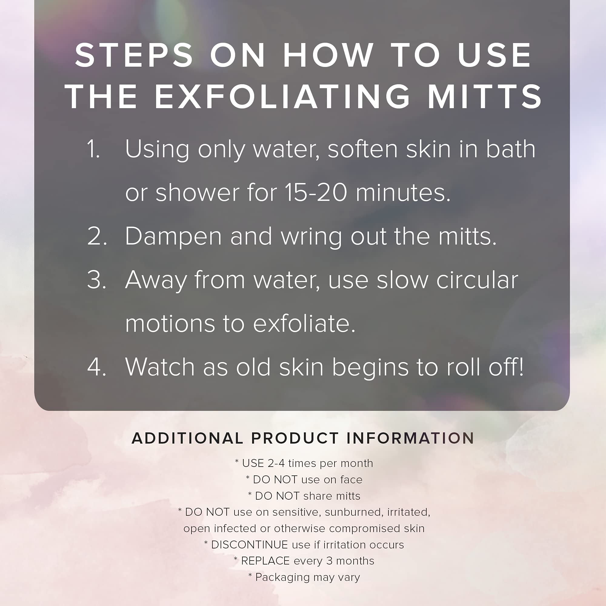 Buy Seraphic Skincare Korean Exfoliating Mitts (2pcs) Microdermabrasion