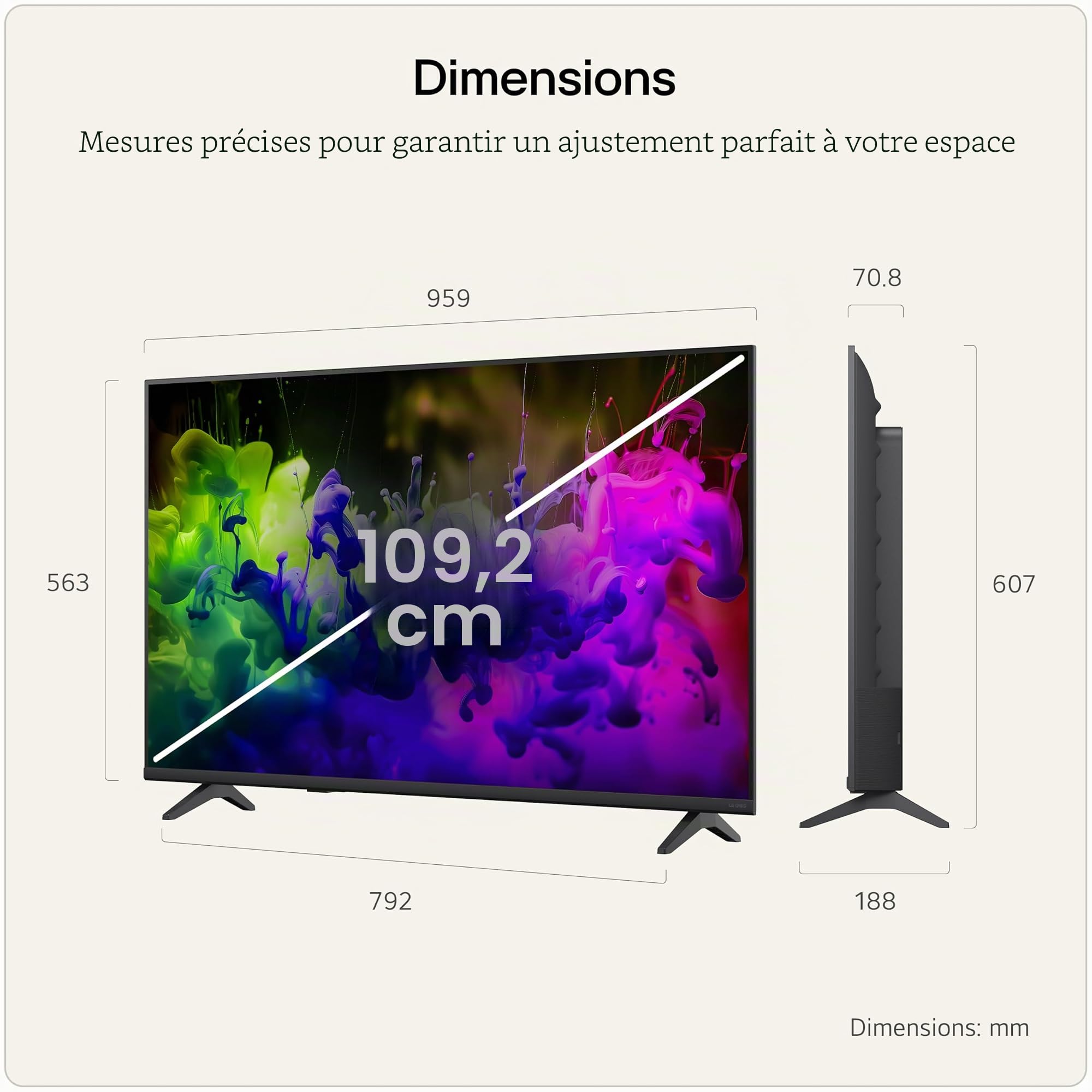 LG TV QNED AI 2026 | 43QNED7E | 43'' (108cm)