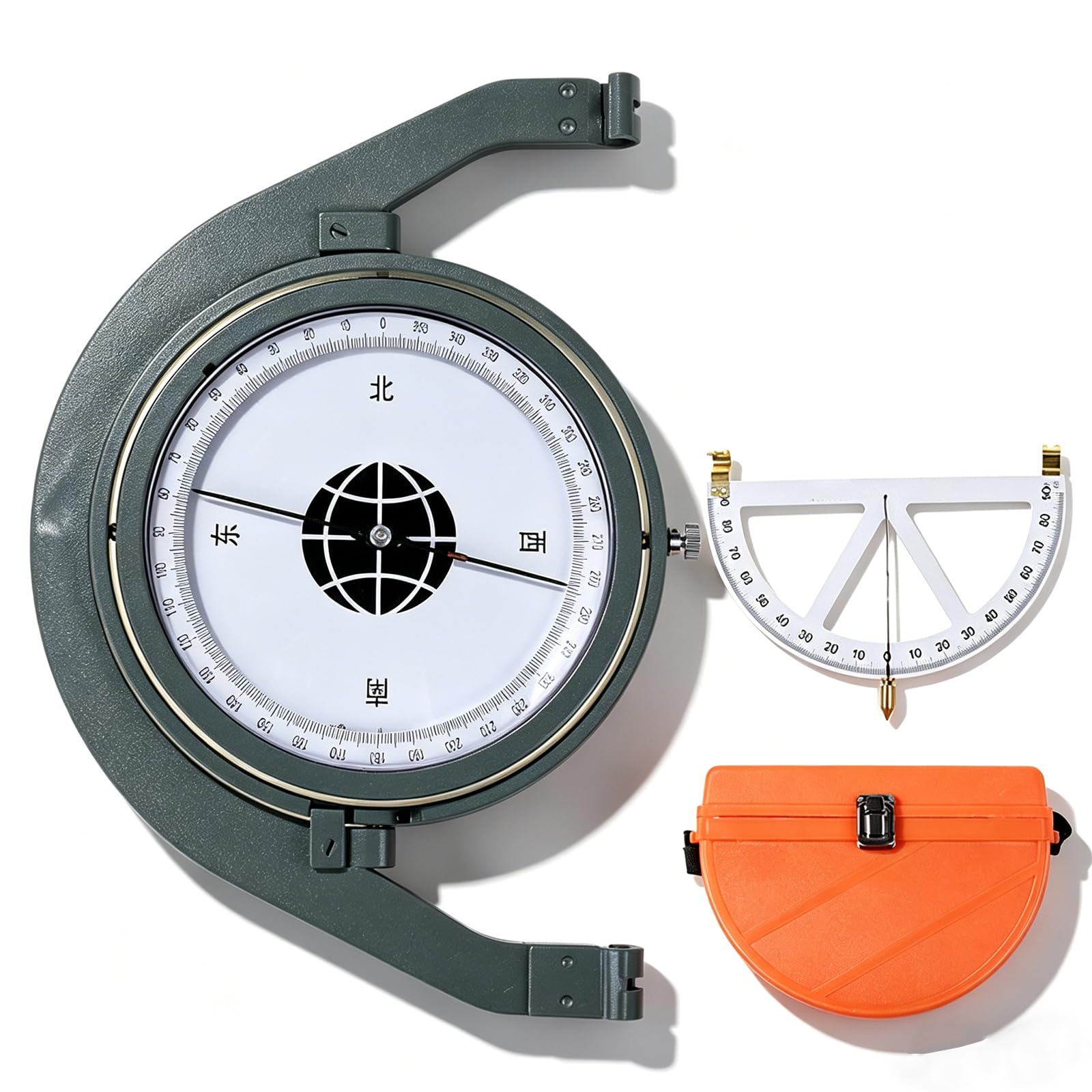 Brújula De Minería Suspendida, Brújula De Topografía Geológica De Tipo, Precisión De 1°, Precisión De Lectura De 30', Puede Nivelar Automáticamente, Ideal para Aplicaciones Mineras