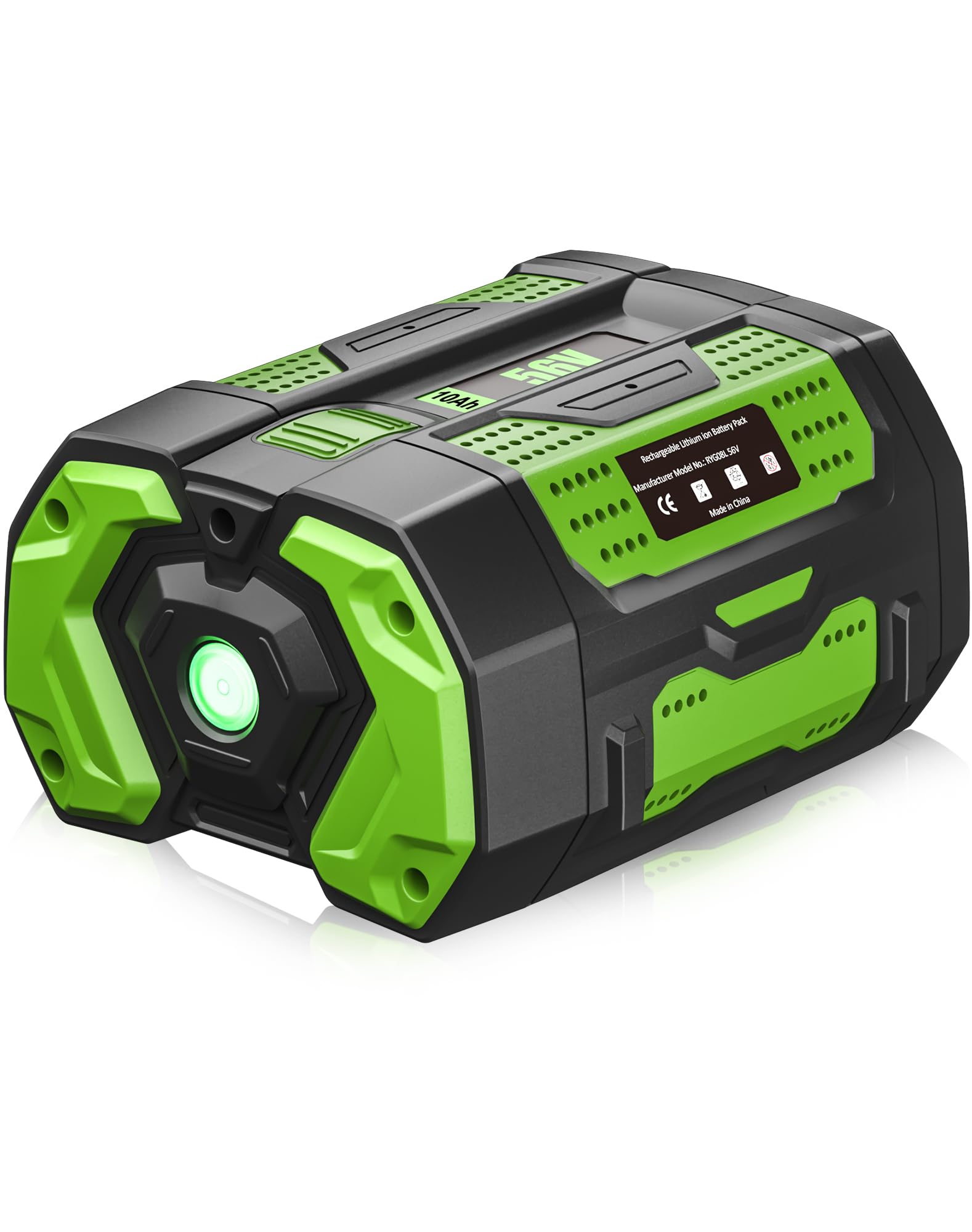1Pack 56V Battery 10.0Ah Replacement for EGO 56V Battery with LED Indicator
