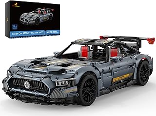 JMBricklayer MOC Super Car Building Blocks, 1:8 Model Car Kits Building Toys, Challenging Race Car Building Sets, Gifts for Boys Teens Adults and Vehicle Enthusiasts(2872 Pieces, Static Version)