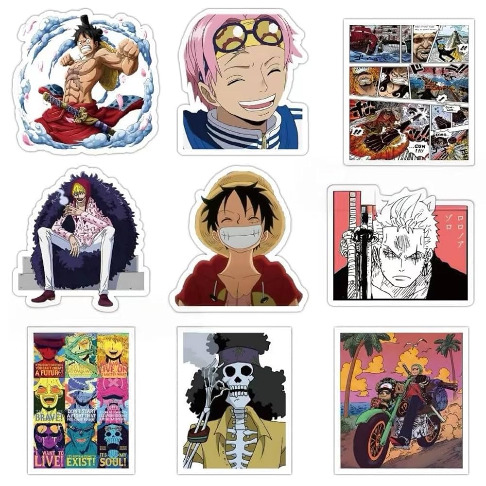 B073 ワンピース 転写ステッカー　キャラクター　セット　約200枚 B073 ワンピース 転写ステッカー キャラクター セット 約200枚