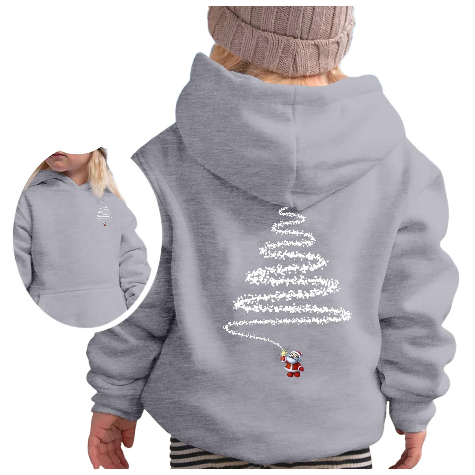 Sudadera para niños, traje de Navidad, suéter de Navidad, sudadera con capucha de Navidad, suéter de reno, suéter de Navidad, suéter de Navidad, suéter de Navidad para niños