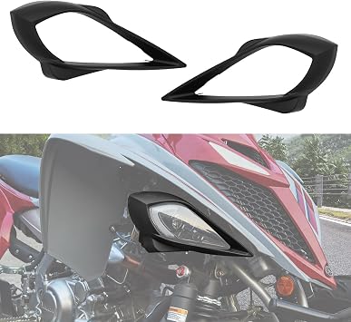 Headlight Covers for Yamaha Raptor 700,Left & Right HeadLamps Cover Trim Bezel for Yamaha YFZ 450 YFZ450R YFZ450X Wolverine 450 350 Raptor 250 350 Raptor 700 2006-2022 Accessories2PCS