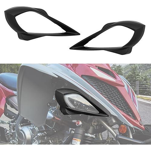Headlight Covers for Yamaha Raptor 700,Left & Right HeadLamps Cover Trim Bezel for Yamaha YFZ 450 YFZ450R YFZ450X Wolverine 450 350 Raptor 250 350 Raptor 700 2006-2022 Accessories(2PCS)