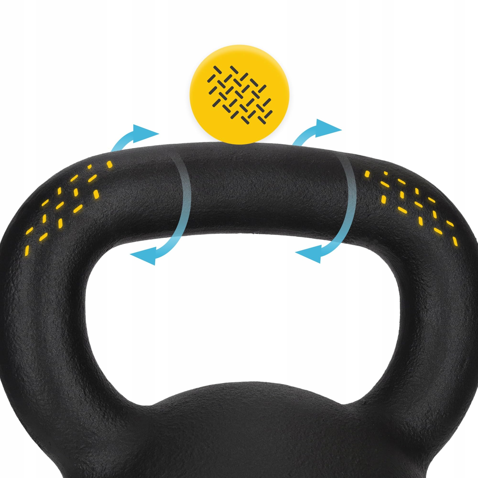 KETTLEBELL ODWAŻNIK ŻELIWNY OBCIĄŻENIE DO TRENINGU SIŁOWEGO 24 KG 4FIZJO