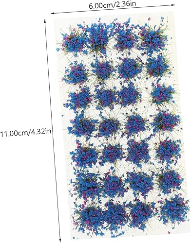 Miniatura 4 de 1 caja de flores modelo de racimo de flores, decoración de maceta, mini casa de muñecas, mesa de arena, decoración de flores, bases de ferrocarril,