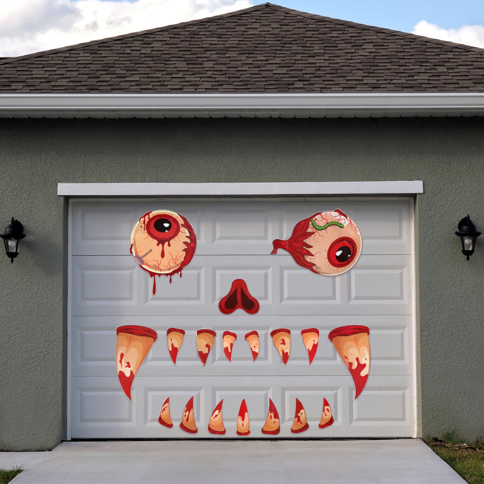 Amazon.com: Ceenna 18 Pcs Large Size Magnetic Halloween Garage