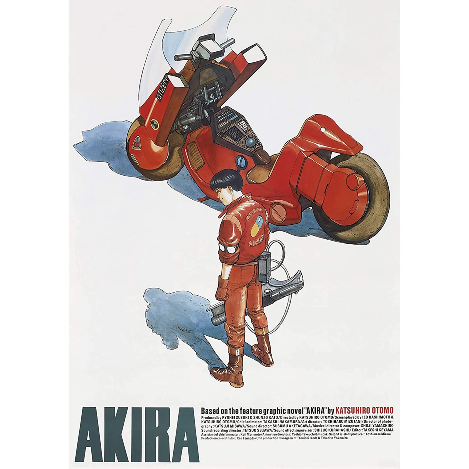 Luwsnagldh Akira Poster Set of 3 Akira Classic Japanese Anime