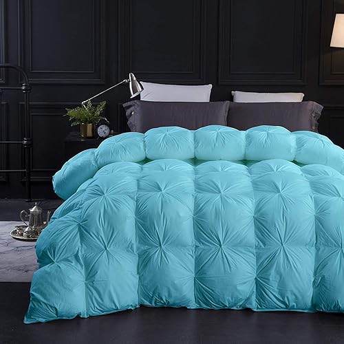 Miniatura 10 de Lujoso edredón plisado de 1500 hilos, tamaño King Plus (128 x 120), relleno de edredón de 1 pieza para todas las estaciones, relleno de micro