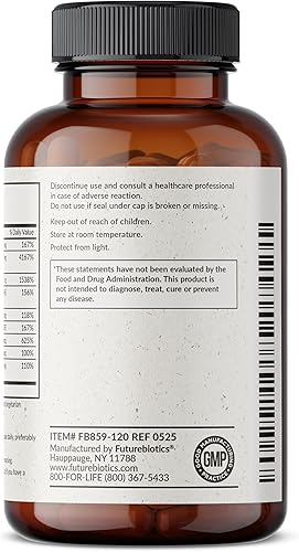 Miniatura 5 de Futurebiotics Complejo de vitamina B con vitamina C apoya la producción de energía, el sistema nervioso y el apoyo inmunológico, sin OMG, 120