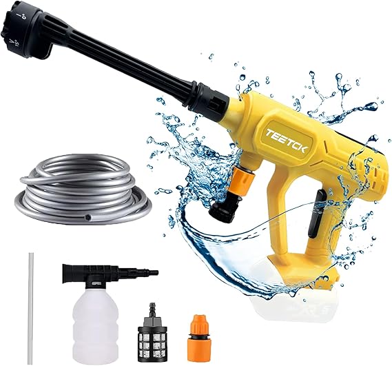 Cordless Power Pressure Washer for DeWALT 20V MAX Battery TEETOK 750