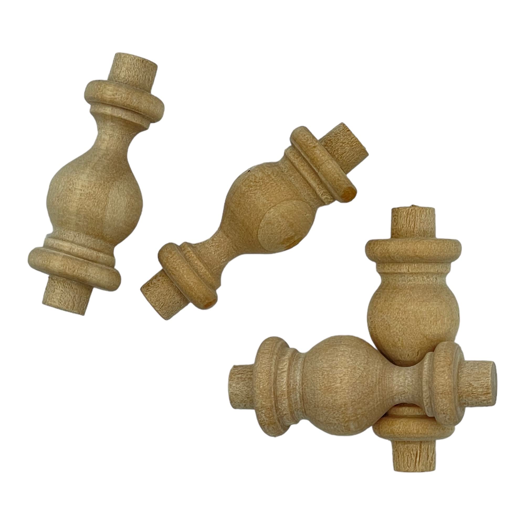 Broches en bouleau 3.8 cm 6.3 mm cheville bois pour assemblage
