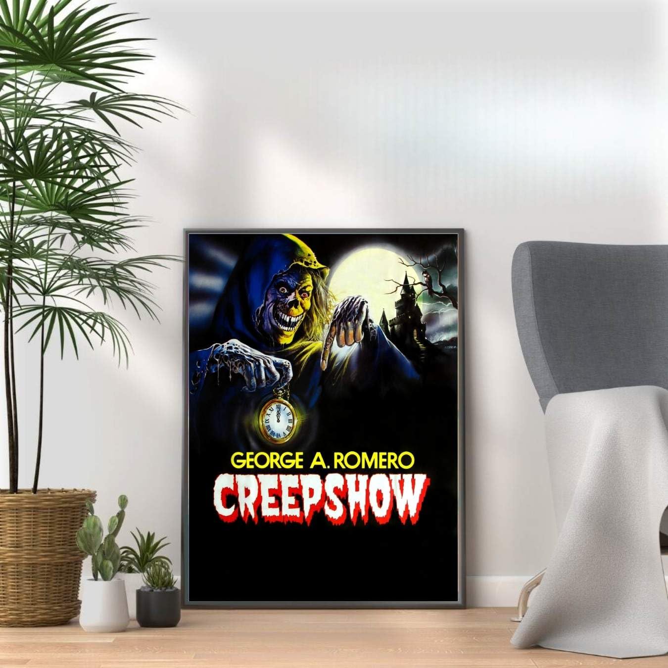 Horror Movie Poster Prints, Scary Film Wall Art, Halloween Decor, Horror Room & Home Cinema Wall Decor (CREEPSHOW, A4 Print Only (30x21cm))