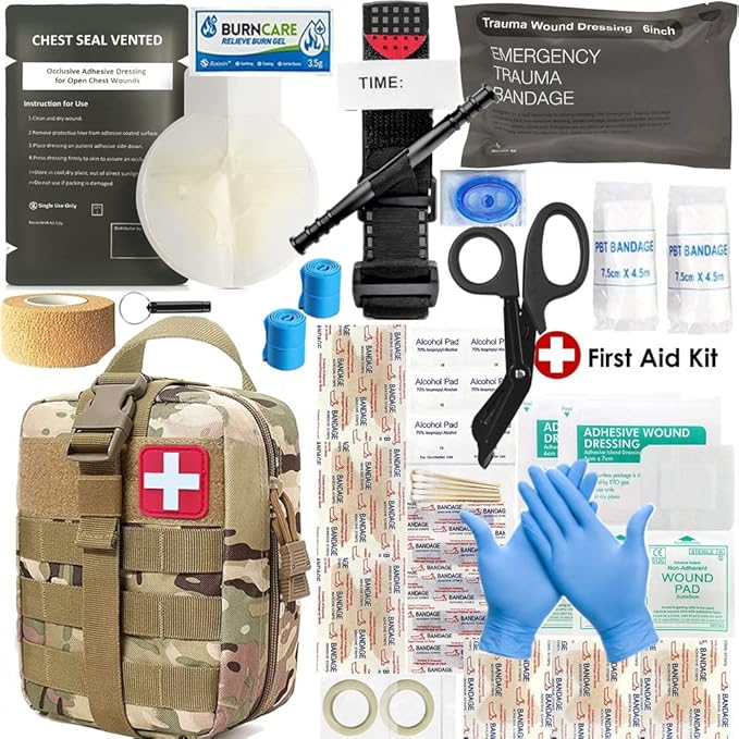 Medical Kit Trauma Kit with Tourniquet, Emergency Survival