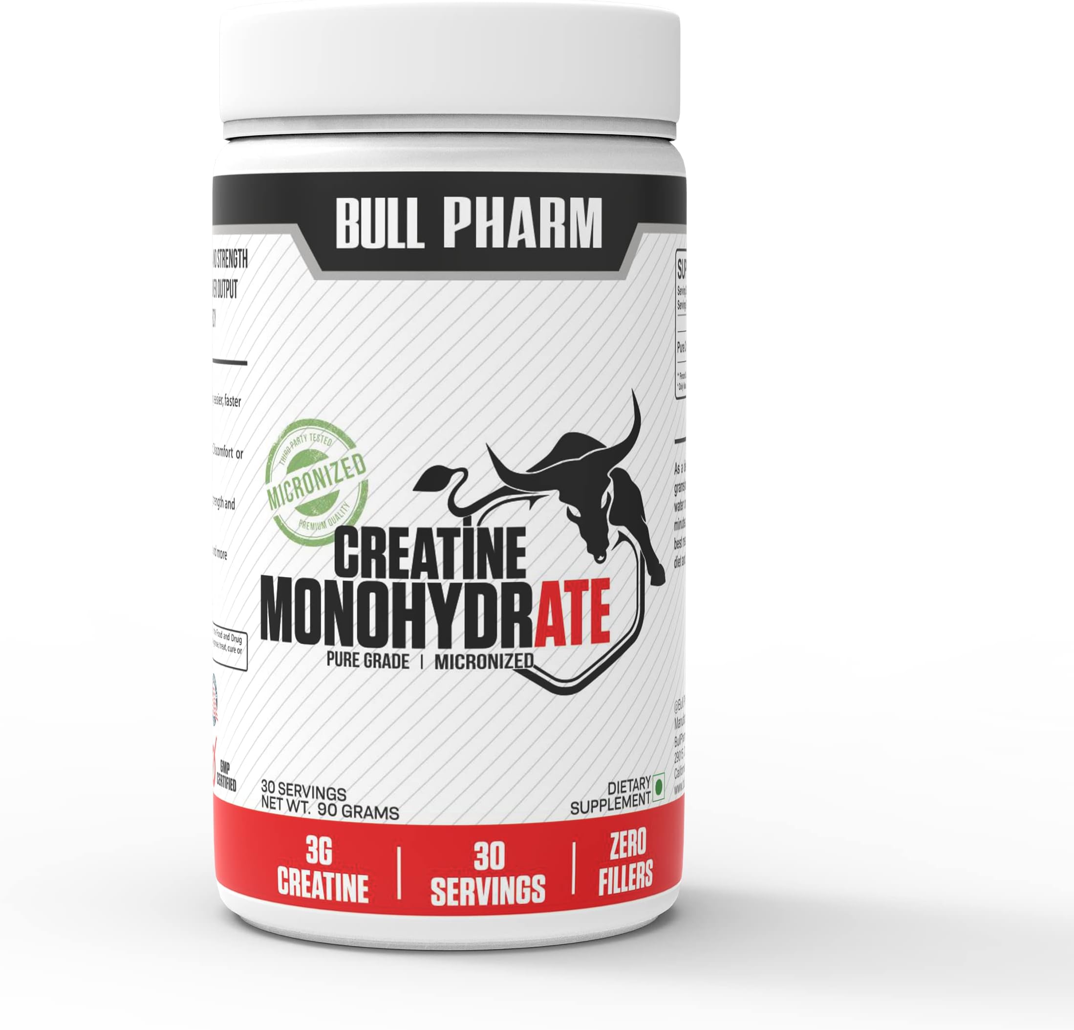 Micronized Creatine Monohydrate Powder, Unflavored (100 Grams) | Muscle Growth, Strength & Power Booster, Enhances Energy, Endurance & Athletic Performance | FSSAI India Approved
