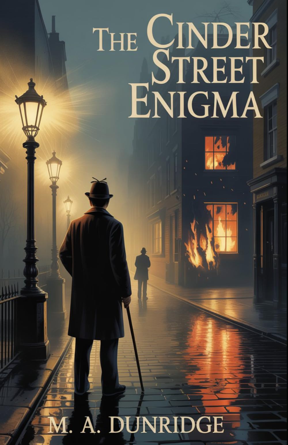 The Cinder Street Enigma: A Sherlockian Mystery of Genius, Obsession, and Danger in Foggy London | Victorian Detective Fiction, Historical Crime Thriller, Intellectual Suspense, Sherlock Holmes Style