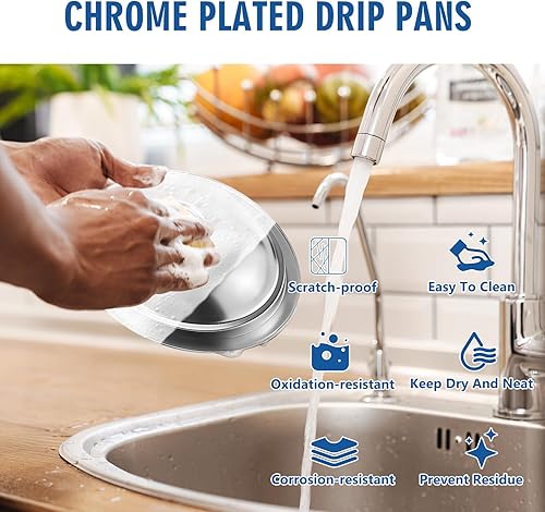 Vista 5 de 316048414 (6 pulgadas) 316048413 (8 pulgadas), quemador eléctrico MP15YA (6 pulgadas) MP21YA (8 pulgadas), quemador superior, apto para Frigi-daire