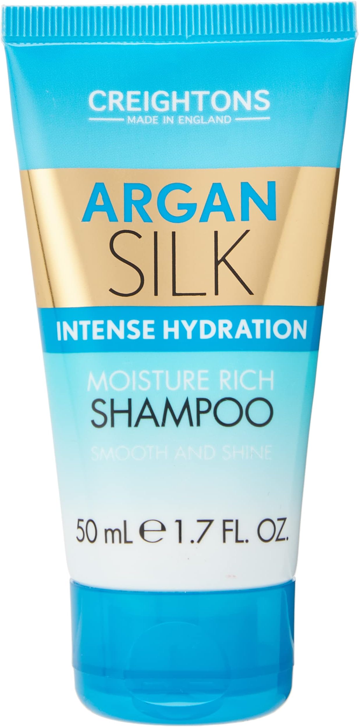 Creightons Argan Silk Intense Hydration Moisture Rich Shampoo, 50ml - Professionally formulated with Argan Oil from Morocco, Replenishes Moisture for Strength & Shine. For all hair types.