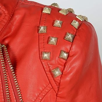 SX Women's Fashion Studded Perfectly Shaping Faux Leather