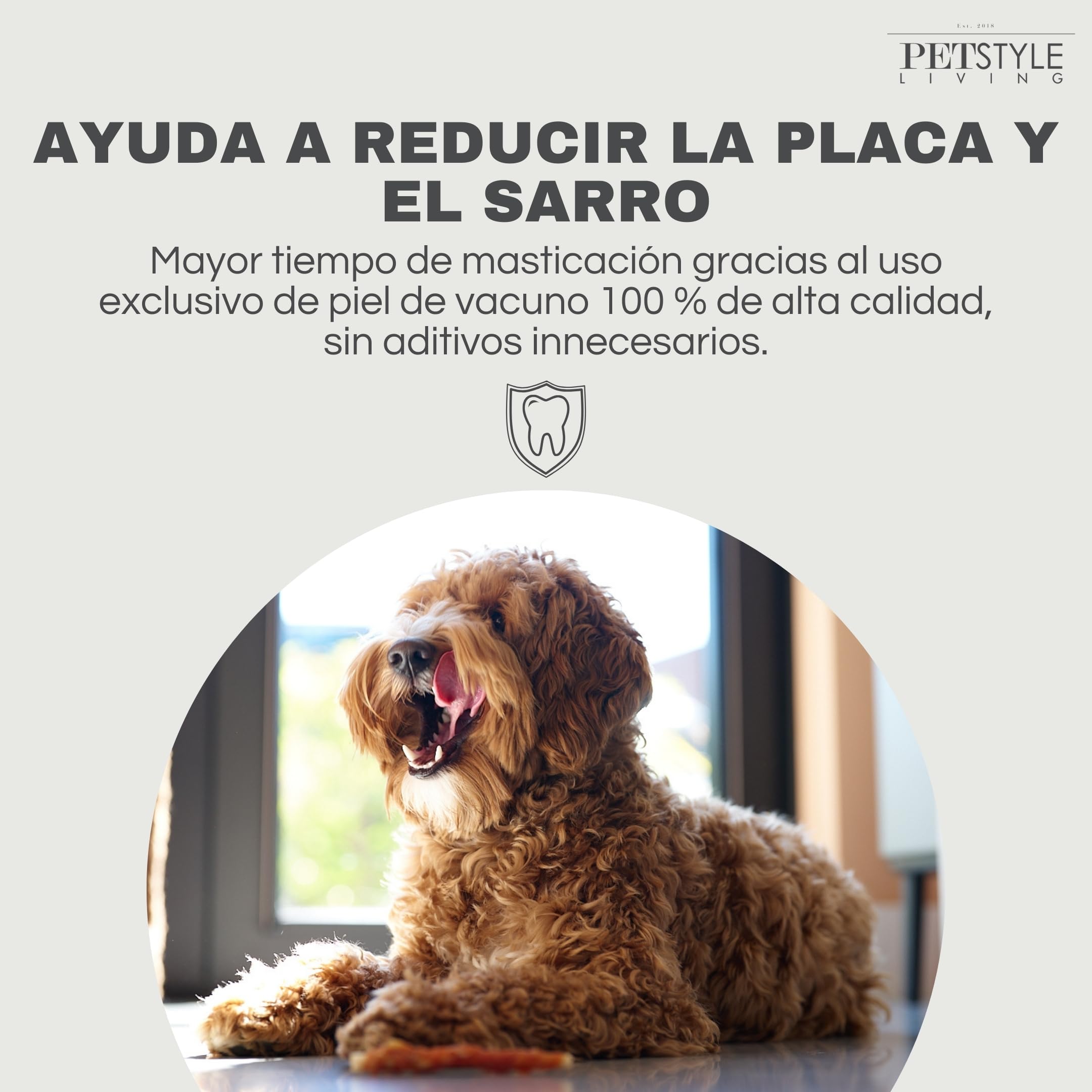 Palitos para Masticar con Pollo - Snacks para Perros - 12,5 cm - Pack 100 Unidades