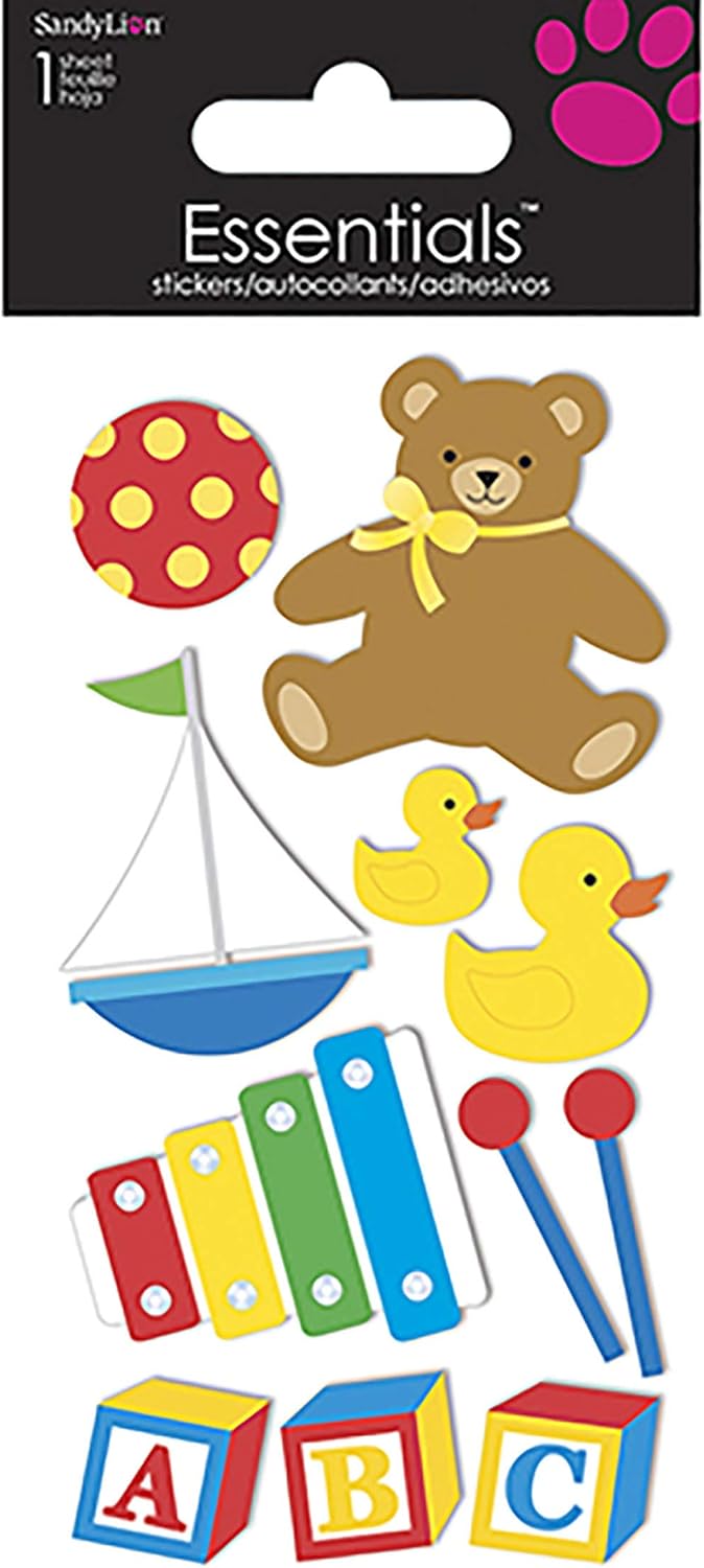Trends International Sandylion Baby Toys Essentials Sticker, Large Amazon.ca Home