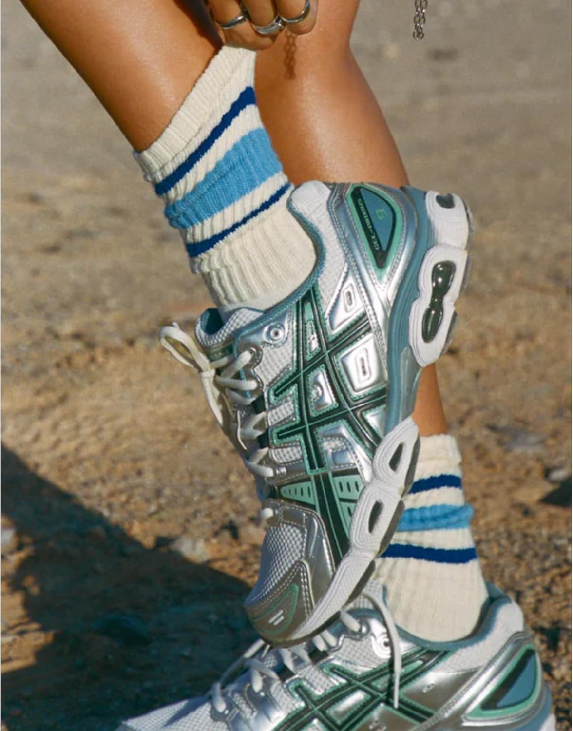 Fun Novelty Retro Striped Crew Socks For Women Sporty Calf Casual Cotton Tube Socks Women - Image 2