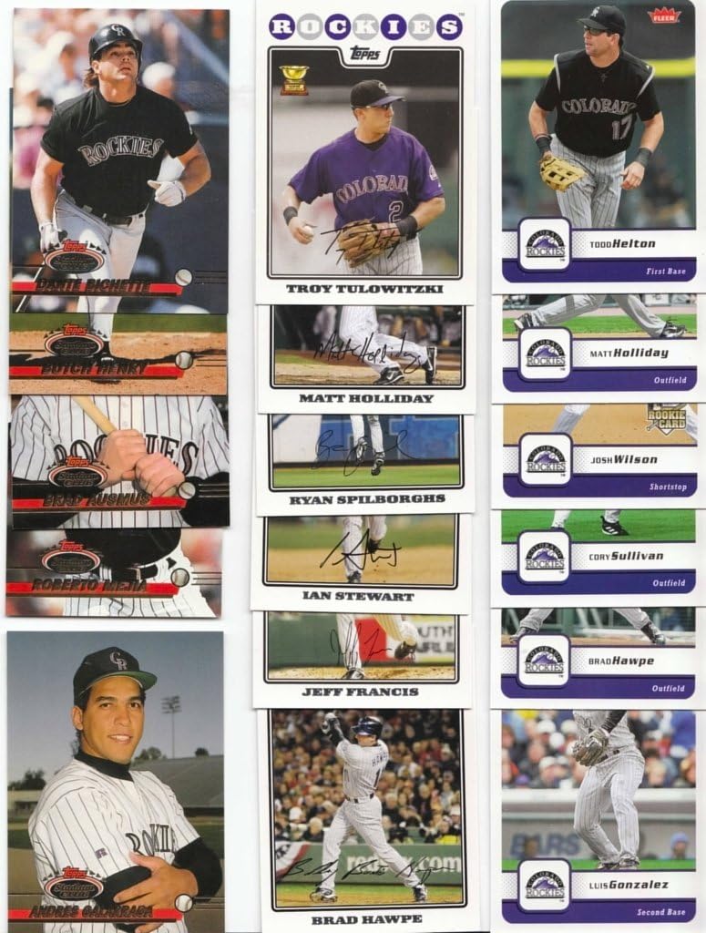 300 Colorado Rockies Baseball Cards/All Different with 2020 Topps!
