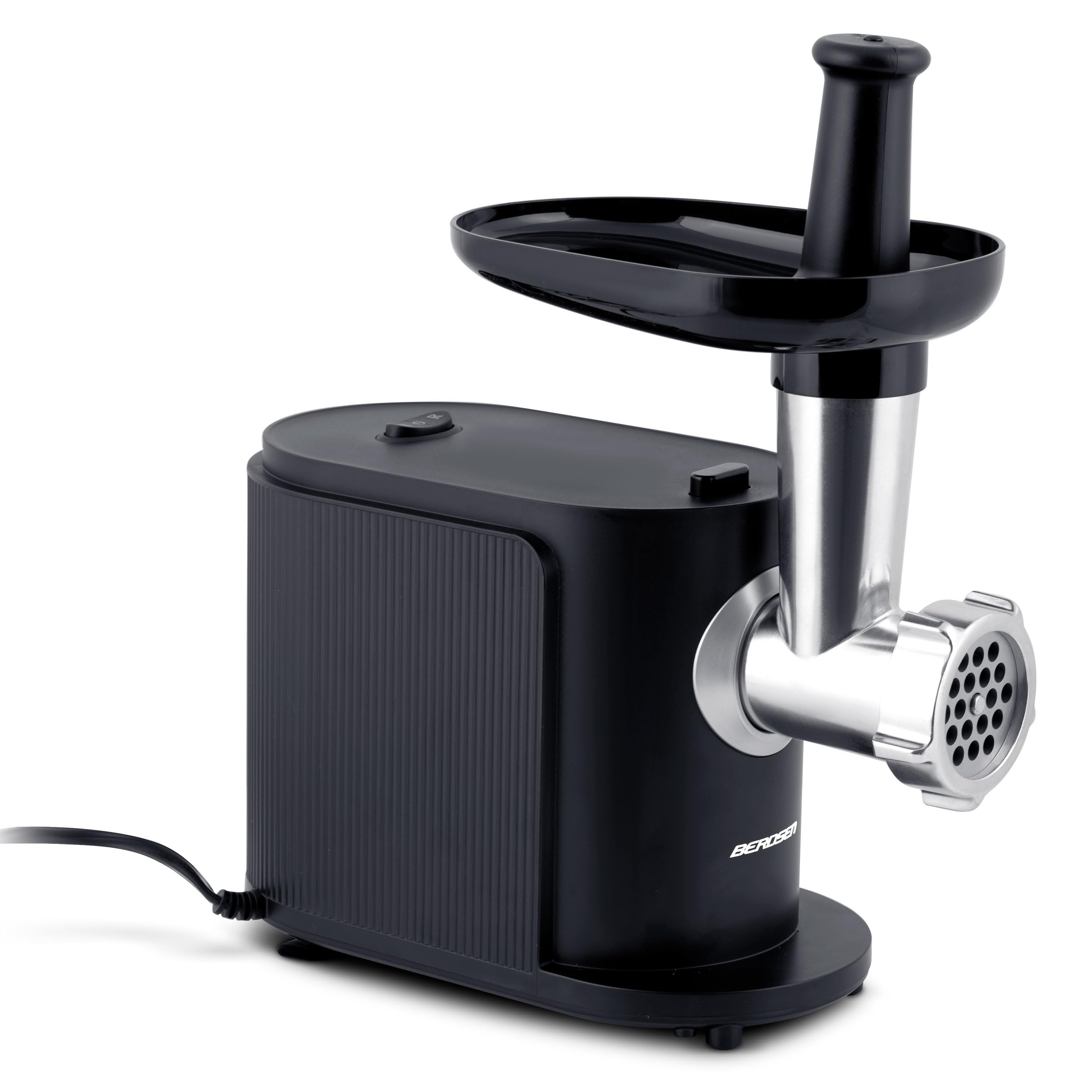 Berdsen - Picadora de carne eléctrica con accesorios para salchichas (300/800 W), color negro