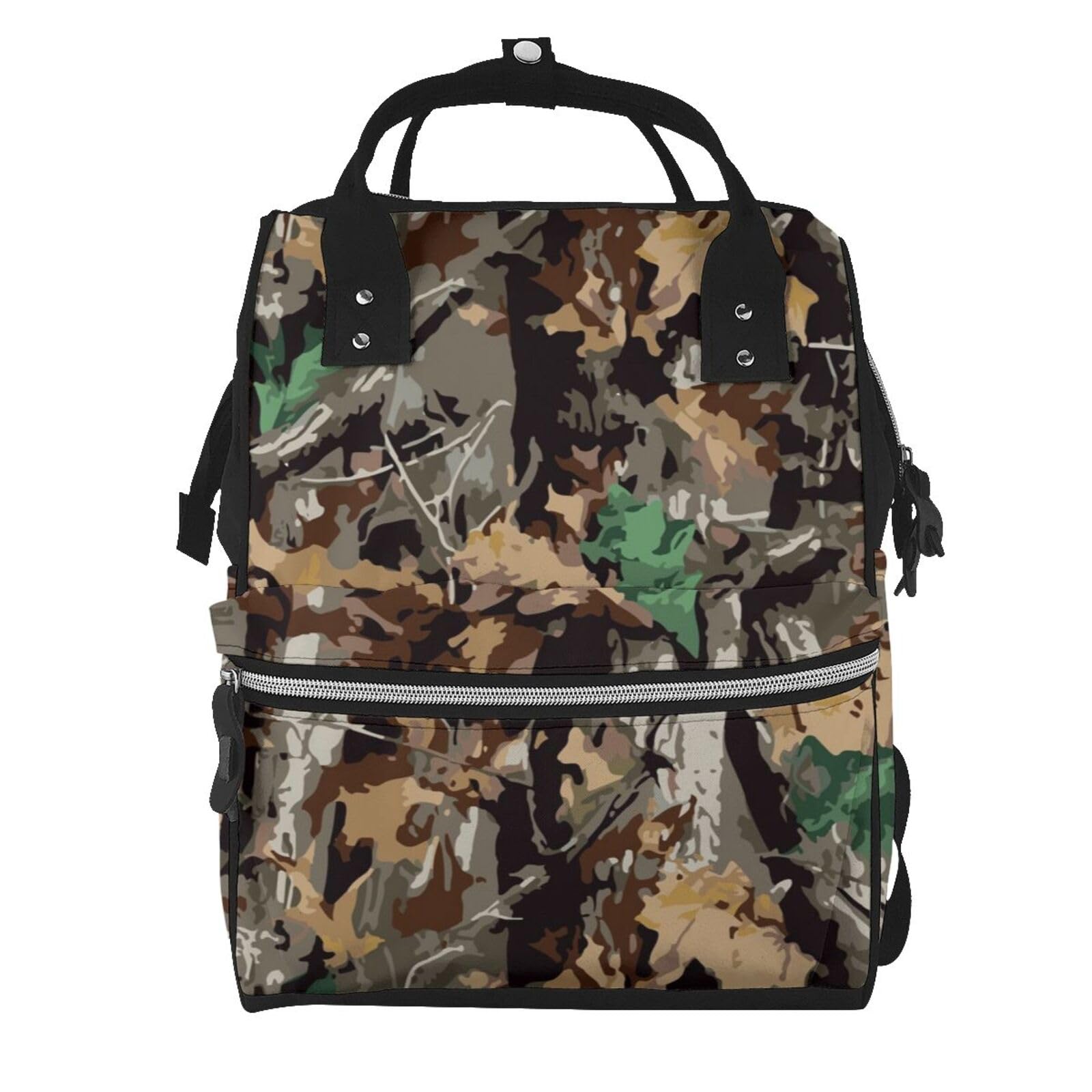 Sac à dos université cartable voyage randonnée rétro feuille