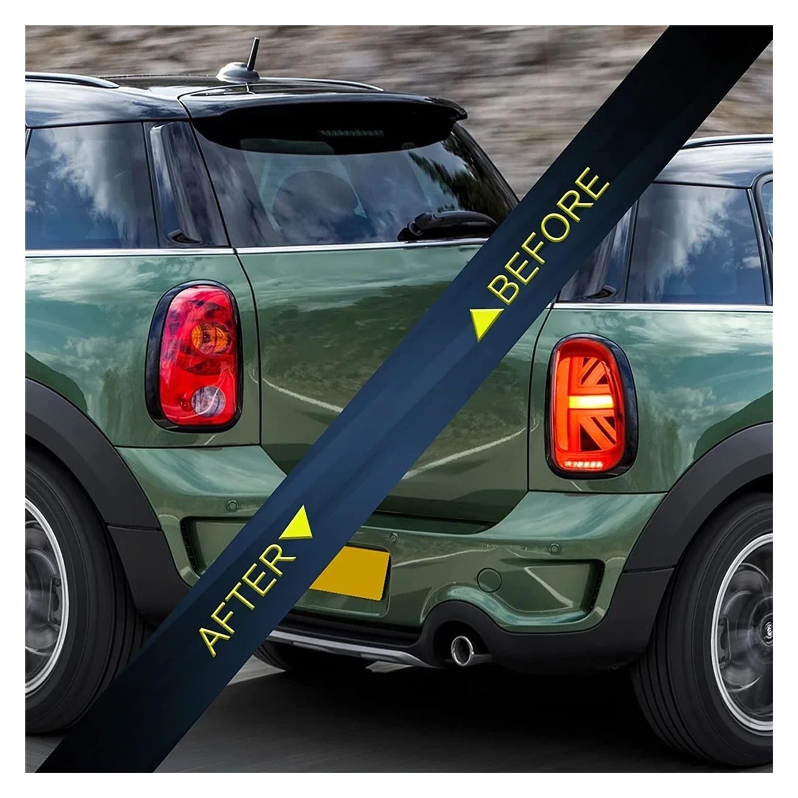 Gruppo fanale Posteriore, Compatibile con BMW, Mini e Countryman R60 2010-2016. Fanali Posteriori con indicatori di direzione dinamici
