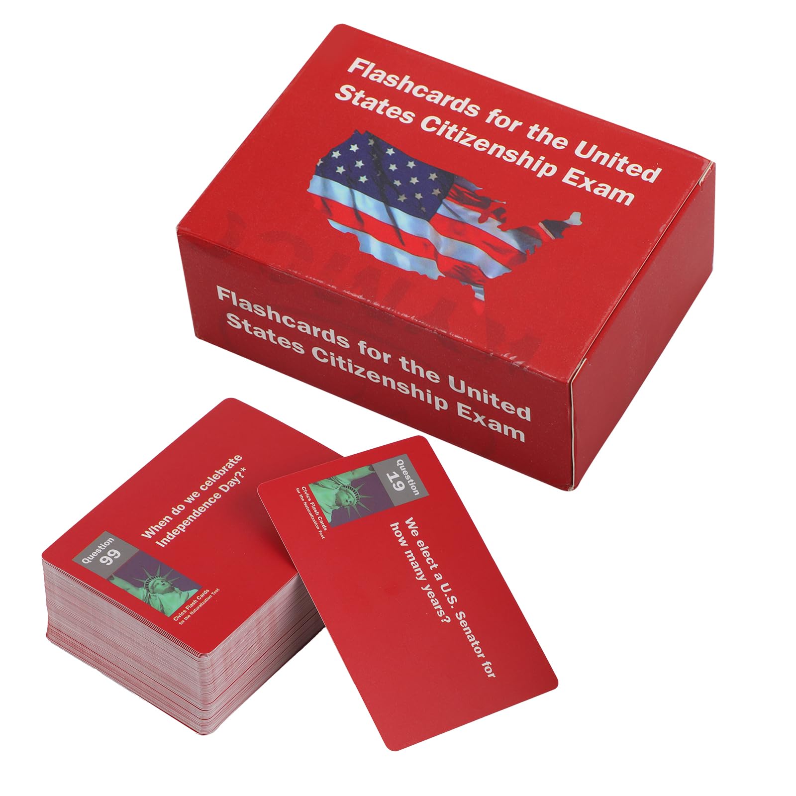 2025 US Citizenship Flash Cards, US Citizenship Naturalization Test Study Guide American Civics 100 USCIS Questions and Answers Flashcards