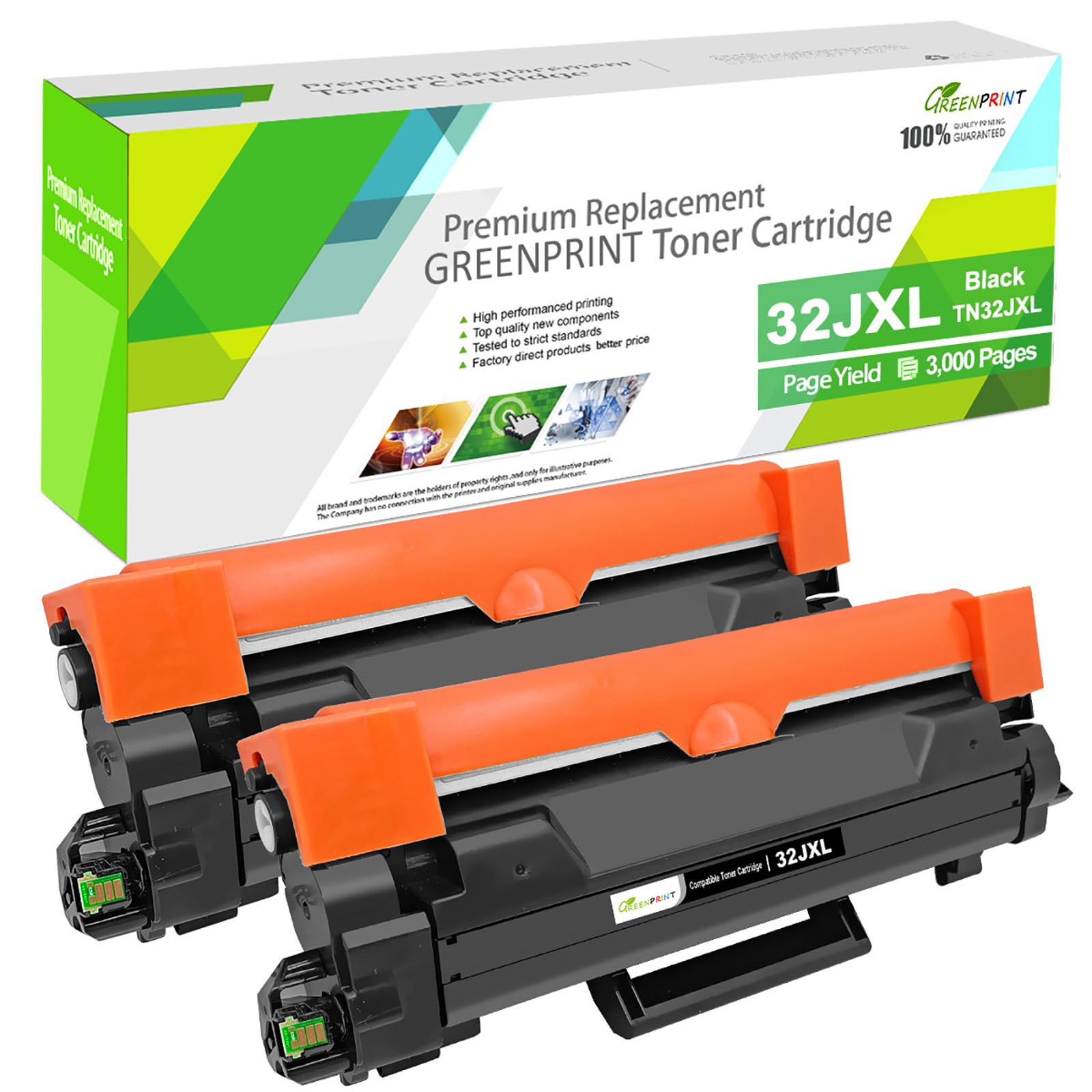 Amazon.co.jp: 互換トナーカートリッジ 32JXL TN32JXL TN-32JXL 2本 黒