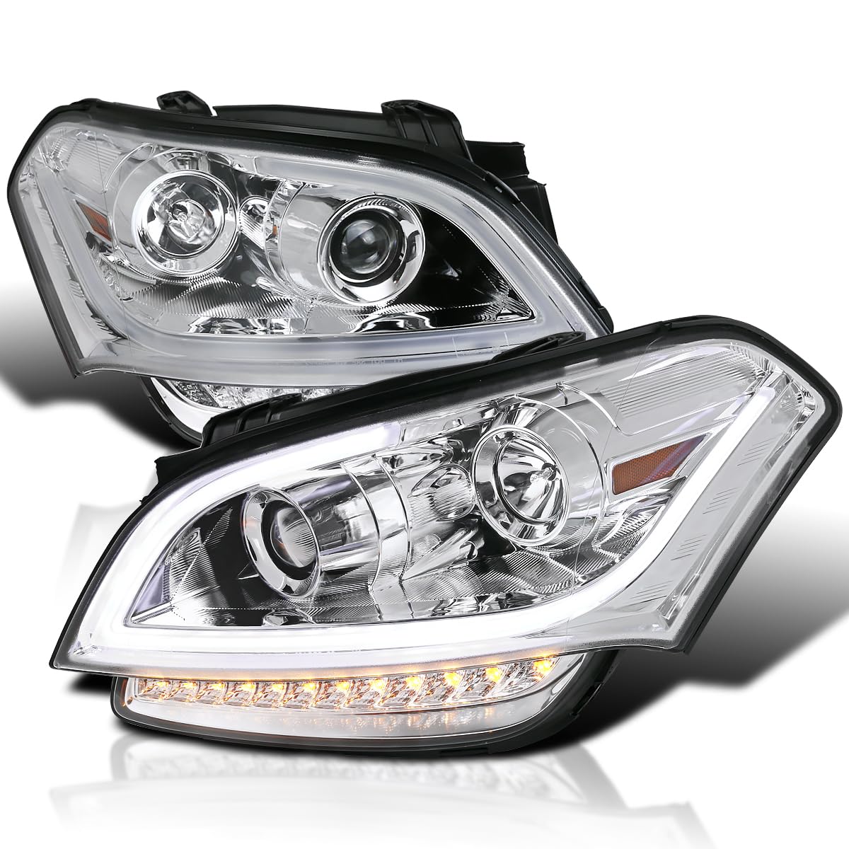 Amazon.co.jp: Spec-D チューニング クローム クリア LED バー