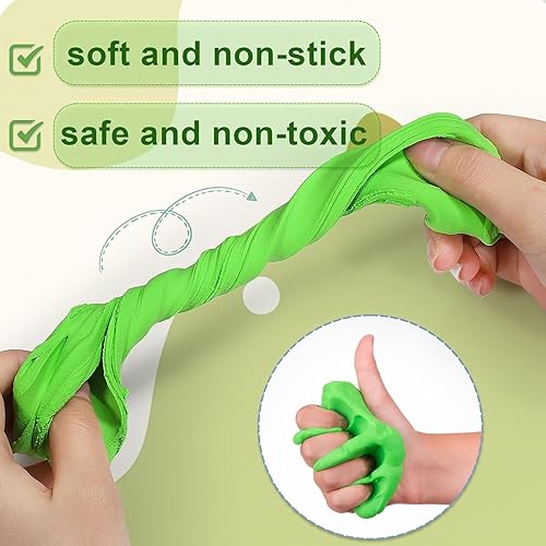 Miniatura 2 de Arcilla seca al aire para niños, kit de arcilla mágica de modelado de 104 colores, suave y antiadherente, juguetes de modelado de artes y