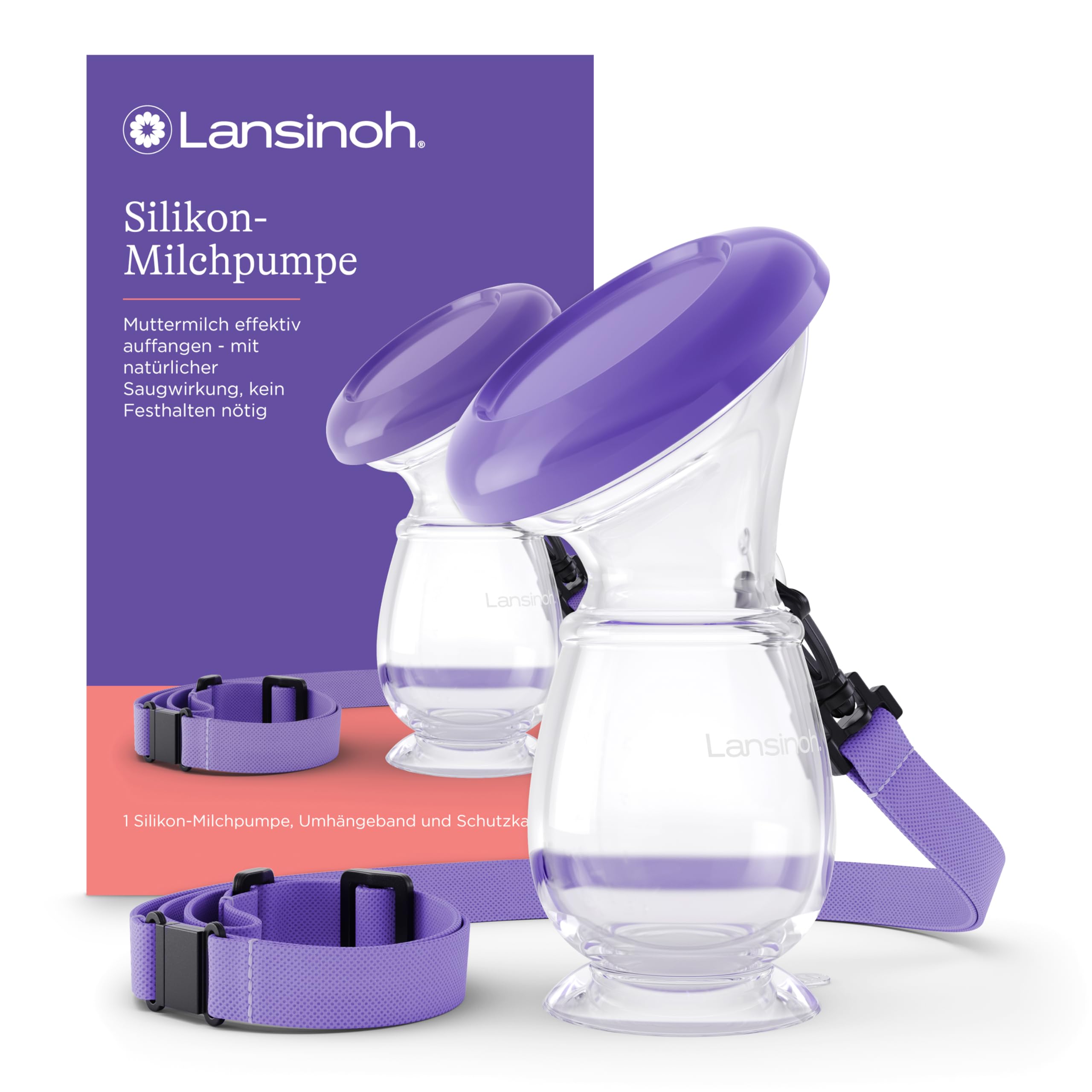 Handmilchpumpe 100ml - Manuelle Brustpumpe BPA-frei Mit Silikon