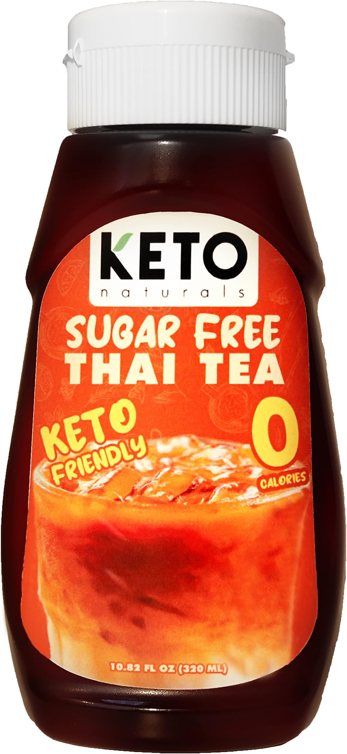 Sugar Free Thai Tea Mix (makes 21 Cups) Zero Calories Keto friendly Thai ice tea mix easy to make. Ready to drink mix in minutes. (10.82 Fl Oz)