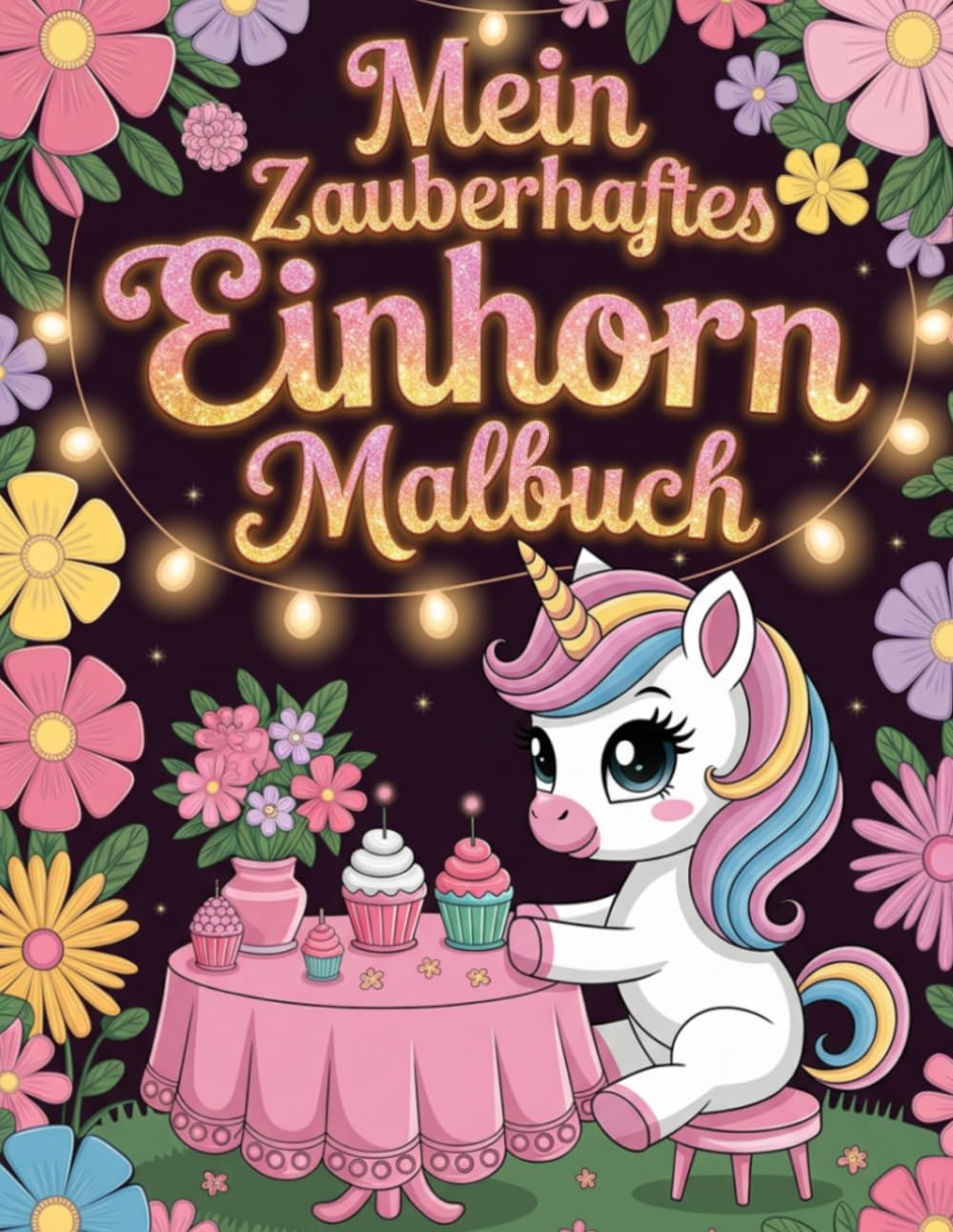Mein Zauberhaftes Einhorn Malbuch: Süße Einhörner zum Ausmalen für Kinder