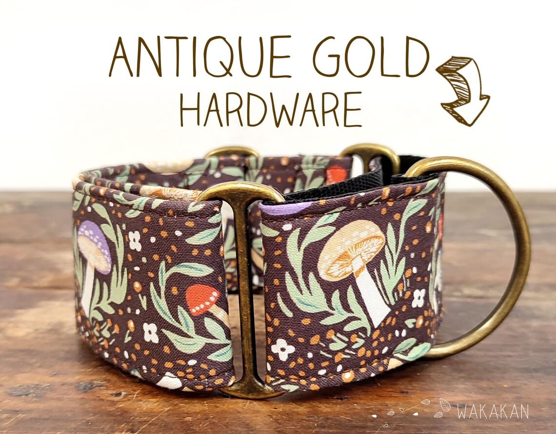 Collar Martingale Para Perro: Enchanted Grove, Hecho a Mano en España por Wakakán